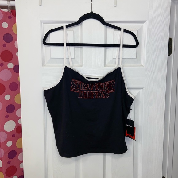 stranger things crop top forever 21